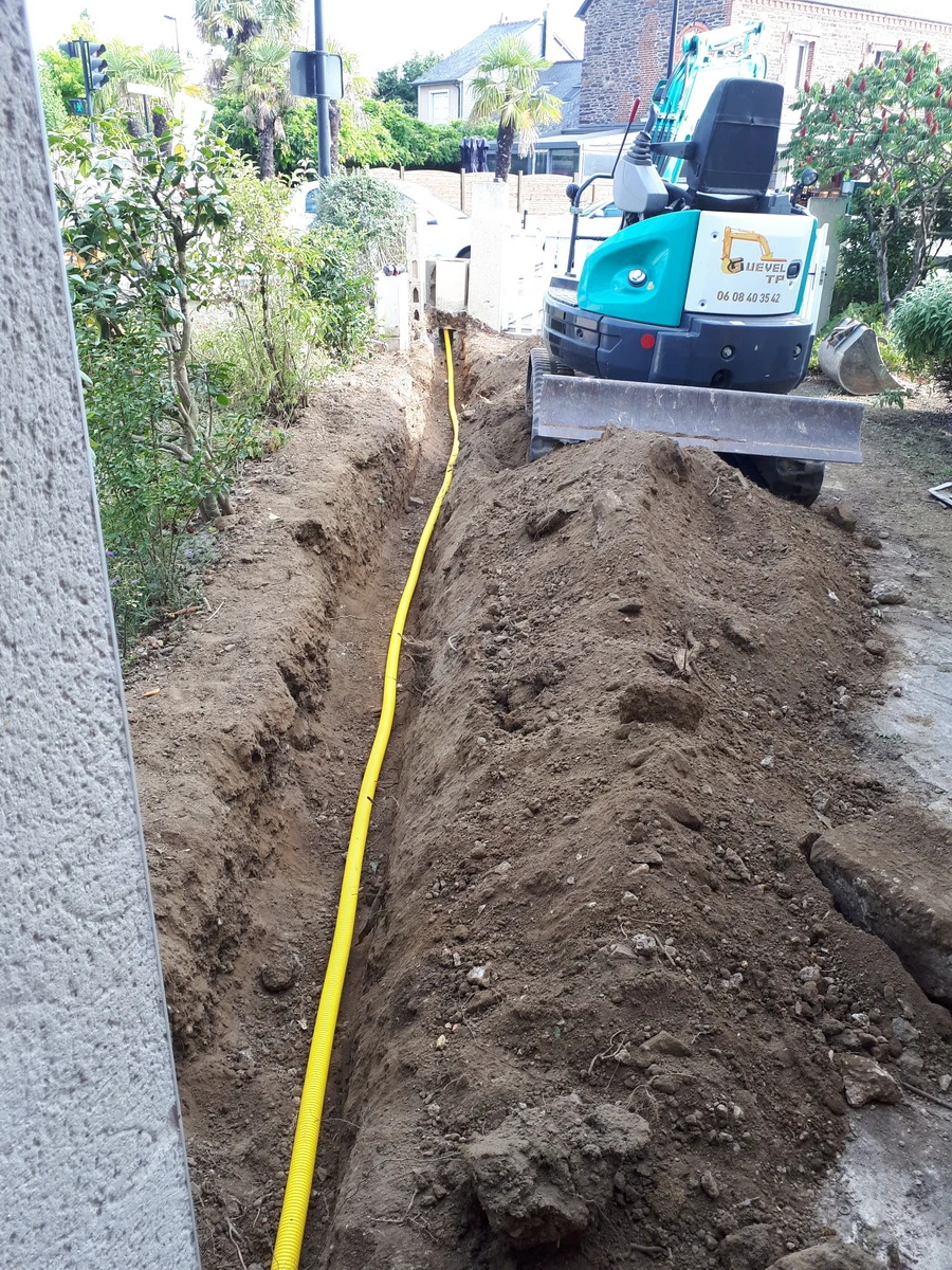 Création d'un branchement de gaz à Rennes